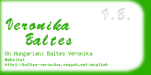 veronika baltes business card